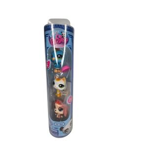 Hasbro LPS Littlest Pet Shop Trio City Vibes Cat Bird Dog #38 #39 #40 NEW In PAC